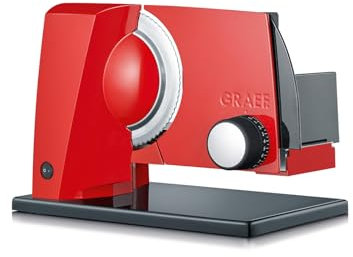 Graef S 11003 Eléctrico 170W Cortafiambres Aluminio Rojo (Aluminio, Rojo, 230 mm, 240 mm, 325 mm, 2,33 kg)