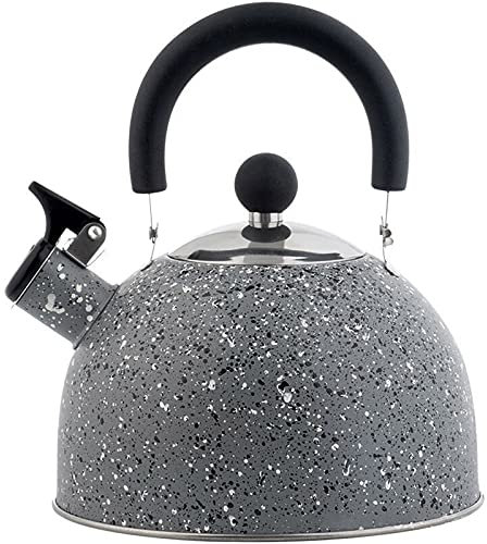 BAIYA Wasserkocher,Kessel Teekanne Kaffeekanne,Edelstahl Flötenkessel,Wasserkessel Teekessel Für Herd