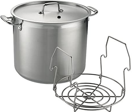Tramontina Covered Stock with Canning Rack 22 QT 80120/006DS