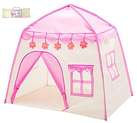 Floving Tente pour Enfants Maison de Jeu intérieur Tente de Jeu extérieur (Rose)