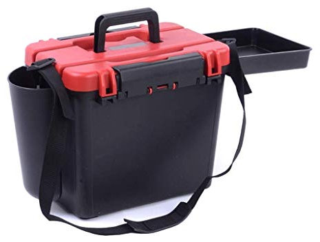 Angelgerät-Box mit Sitz verdickter Kunststoff-Fischerei-Aufbewahrungsbox Auto-tragbare Schulter-Box Angel-Eimer-Aufbewahrungsbox