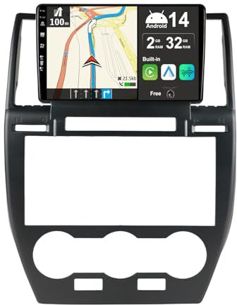 JOYX Android 13 IPS bilradio passar Land Rover Freelander 2 (2007–2012) – inbyggd Carplay Android bil – Gratis backkamera – 2G + 32G – 9 tum 2 Din – DSP DAB SWC 4G BT5.0 WiFi fast båt