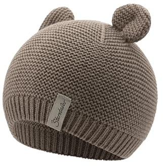 Sterntaler GOTS Strickmütze Ohren - Erstlingsmütze aus Baumwolle (Bio) - anschmiegsame Unisex Beanie Mütze mit 3D Öhrchen - Baby und Kinder Übergangsmütze