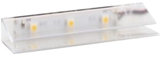 ledomec LED Glasbodenbeleuchtung 1 Clip (warmweiß 3000K, ohne Zubehör)
