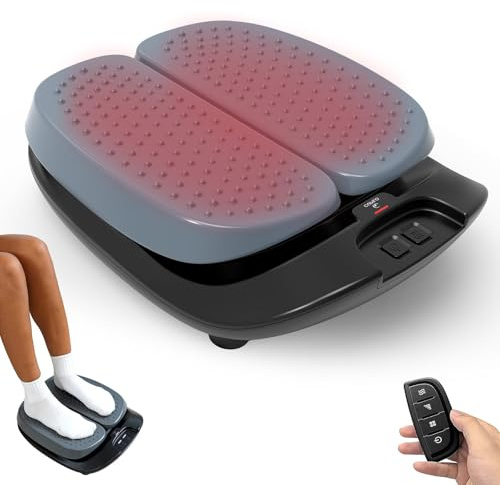 CuPiLo Foot Massager for Neuropathy FSA Eligible HSA, Adjustable Vibration Foot Massager with Heat & Remote Control, Electric Feet Massager for Legs Circulation, Plantar Fasciitis Pain, Stress Relief