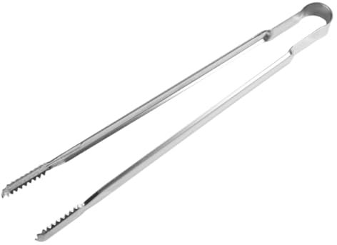 Longue pince à barbecue | Pince en acier inoxydable pour aliments de cuisine | Pince multifonction pour intérieur et extérieur pour barbecue, jardin, barbecue