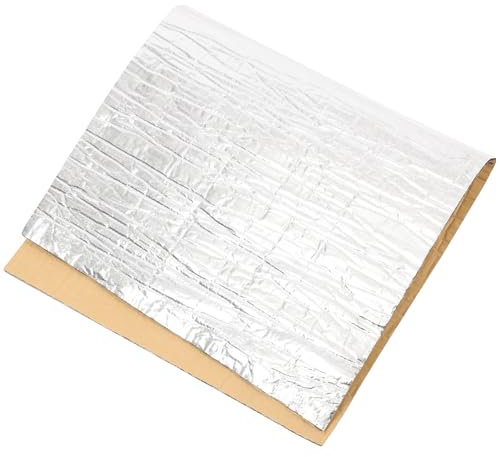 PLAFOPE Car Insulation Mat for Van Sound Deadening Pad Aluminum Foil Car Hood Insulation