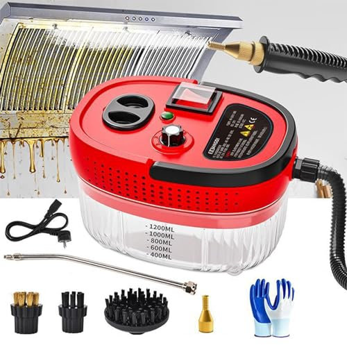 LoJax Limpiador De Vapor para El Hogar, Limpiador De Vapor Multifuncional De Alta Temperatura Y Alta Presión, Limpiador De Vapor Portátil para Campana Extractora, Limpiador De Cocina