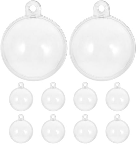 BESPORTBLE 10 StüCk Aquarium Schwimmende Dekorationen - Runde 2cm Transparente PVC Kugeln, Sicher FüR Fische, Vielseitige Verwendung FüR Aquarien Und Heimdekoration