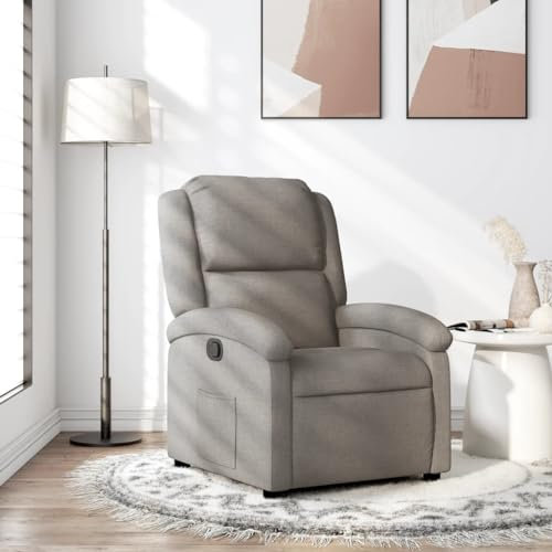 ShGaxin Relaxsessel Taupe Stoff, Relaxsessel, Fernsehsessel, Kinosessel, Gaming Couch - 371759