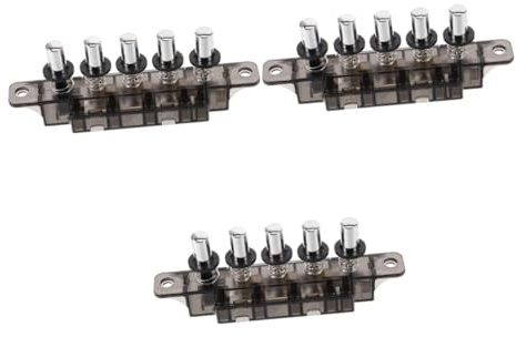 Artibetter 3pcs Range Hood Switch Button for Piano Type Switches Replace Range Hood Parts