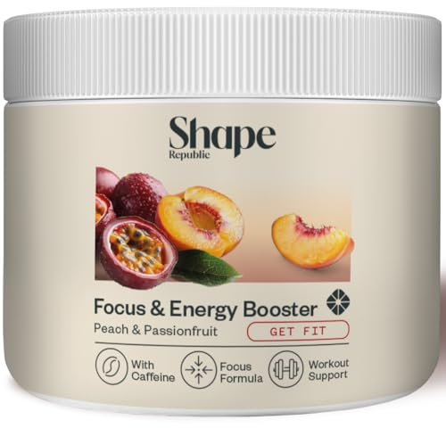 Shape Republic Pre Workout Booster 240g, vegan, geprüfte Qualität - made in Germany