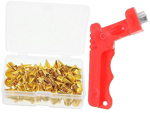 TOYANDONA 1 Juego De Clavos para Correr Clavos De Repuesto para Atletismo Llave para Clavos Clavos para Zapatos Deportivos Clavos para Zapatos De Golf Clavos para Hombres Clavos
