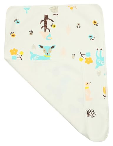 HAMPPLIES Cuscino Fasciatoio in Cotone per Ragazzo Ragazza, Lavabile, Leggero e Riutilizzabile, Design Cartoon Adorabile per Viaggio e Lettino
