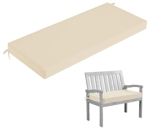 HJZPWB Cojin Banco Exterior Antideslizante Cojines para Banco Desenfundable Colchoneta Banco Jardin Comodidad Cojines Banco Exterior Jardin Lavable Cojin para Banco,E,200 * 40 * 5cm