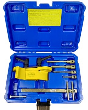Satra Set di attrezzi di regolazione del motore, 7 pezzi, adatti per motori Renault e Opel 1.2 1.4 1.8 1.9 2.0 2.2 L con scatola di plastica