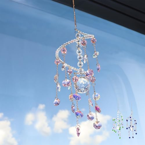 Zosutetoxo Crystal Suncatcher, solfångare, kristall med prisma, hängande fönsterdekoration