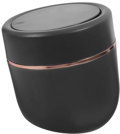 VALICLUD Cestino per Rifiuti da Tavolo Piccolo con Coperchio, Contenitore per Rifiuti in Pp Robusto e Leggero, Pattumiera Versatile per Scrivania, Cucina e Ufficio