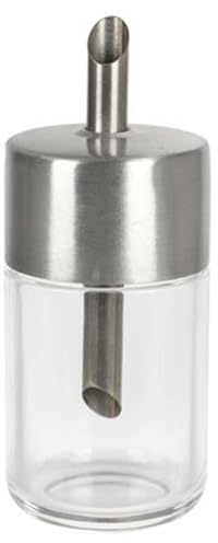 1a-Handelsagentur Edelstahl Zuckerstreuer 240ml Zuckerdosierer Zuckerspender Zuckerdose Acrylglas