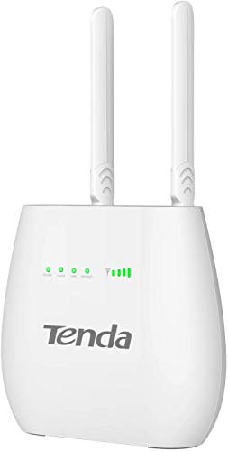 Tenda 4G680 - Router Inalámbrico N300 WiFi, Speed up to 300 Mbps, Compatible con FDD LTE, TDD LTE, WCDMA, gsm, LAN y WLAN con Ranura para Tarjeta SIM