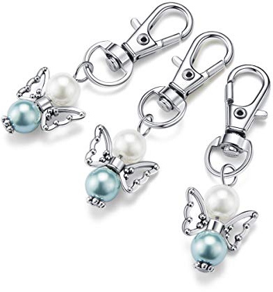 KyndOccasion 15 Stück + 15 Organza Säckchen Gastgeschenke Hochzeit Taufe Anhänger Weihnachten Kommunion Konfirmation Geschenk für Gäste