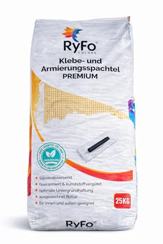 RyFo Colors WDVS Klebe- und Armierungsspachtel Premium Weiß 25kg - Klebespachtel, Armierungsmörtel, universelle Armierung für EPS VWS