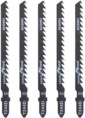 Utoolmart Lange Stichsägeblätter T244D Zoll Elektrisches Elektrowerkzeug Elektrisches Elektrowerkzeug Klinge Hartstahl Universal Sägeblatt Holz