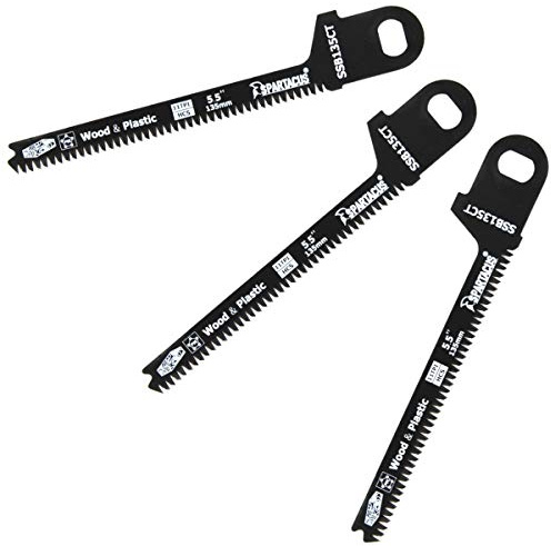 Spartacus SSB135CT 134mm Pack of 3 Scorpion Saw Blade Curve Cut Fits KS890 KS890E FKS890E KS890EK KS890GT KS880