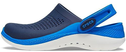 Crocs Unisex Kinder LiteRide 360 Clog K Clog, Navy/Bright Cobalt, 33/34 EU