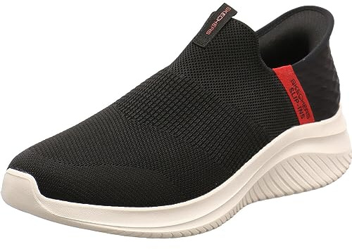 Skechers Ultra Flex 3.0 Smooth Step Handsfree Slip-ins Loafers för män, US, herr, Svart, 10 Wide