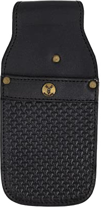 Jackalope Laidir - Taschenköcher Robustes, hochwertiges Glattleder handgefertigt (Black)
