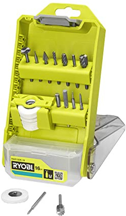 RYOBI - Förpackning med 16 st för skulptur och gravyr - RAR100K-16