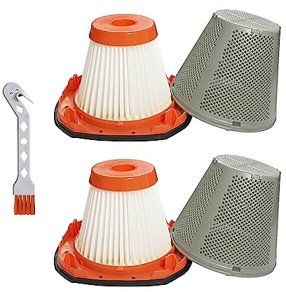Moreffi 2 Pack Filter Kits Replacement For Black & Decker Cordless Hand Dustbuster Vacuum BCHV001D1 BCHV001C1 BCHV001B, Compare to Part N900287