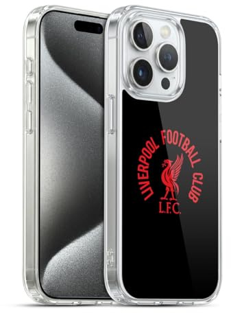 Head Case Designs Offizielle Liverpool Football Club LFC Rot Und Schwarz Liver Bird Gelhülle [Militärischer Schutzgrad] Kompatibel Mit Apple iPhone 15 Pro Und Kompatibel Mit MagSafe