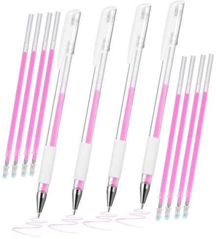 Angoily Augenbrauen Mapping Stifte 4 Stück Rosa Tattoo Stifte Präzise Hautverträglich Sanfte Tinte Markierstifte Für Tätowierung Und Augenbrauen Mapping