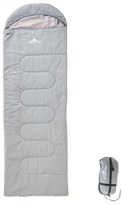 Nature Link Lightweight Sleeping Bag 2.6lbs, Backpacking Sleeping Bag 46℉-59℉, Nylon Shell and Lining, Waterproof, Compact, Ultralight Sleeping Bag for Backpacking Camping Hiking