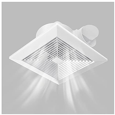 Ventilatore di Scarico Ventilatore silenzioso Ventilatore for il bagno Tipo di soffitto Duct Scarico Ventilatore VOLUTE DUCT Spirale Bianco quadrato Classic Fan di scarico Ventilatori per Cucina ( Siz