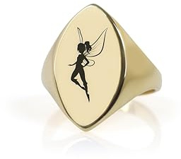 Magische Fee Siegelring - Benutzerdefinierte Fee Ring - Rollenspiel Ring - Cosplay Ring - Marquise Geformt Ring