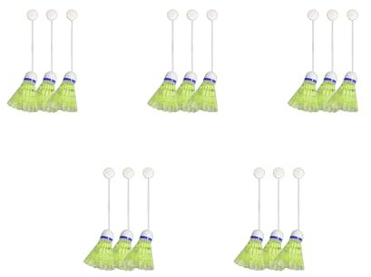 AYPOHU Badminton Trainingsgerät Tragbares Selbststudium Federball Rebounds Beruf Stretch Badminton Trainer Badminton Übungen Einzelnes Badminton Trainingsgerät