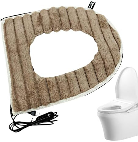 Copriwater riscaldato, Cuscino per sedile WC regolabile in temperatura, Riscaldatore per sedile WC alimentato tramite USB, Scaldabagno per bagno, Cuscino per sedile WC riscaldato, Comodo coprisedile