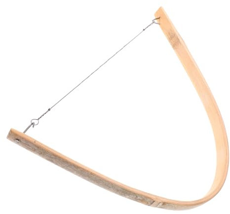 HOMSFOU Laubsäge Handsäge Bügelsäge Stahl Bambus U-förmig Ergonomisch Holzbearbeitung Präzise Schnitte Garten Camping