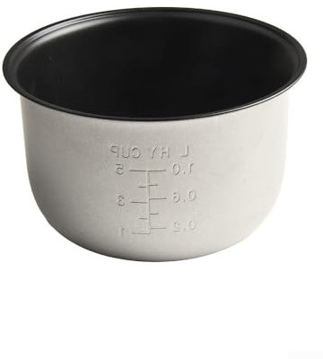 HomeVortex Olla interior de olla arrocera de 2 L, recipiente extraíble de repuesto, para ollas a presión eléctricas, accesorio de electrodomésticos de cocina