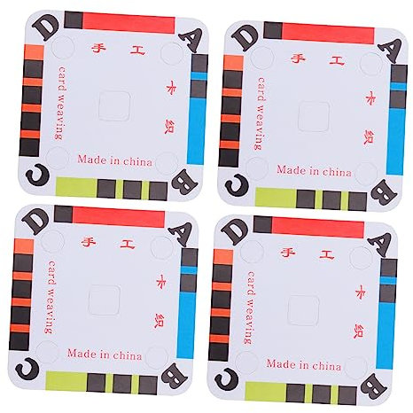 Generisch 100 Stück Professionelle Webkarten Tablet Papier Webstuhlkarten DIY Bastelzubehör