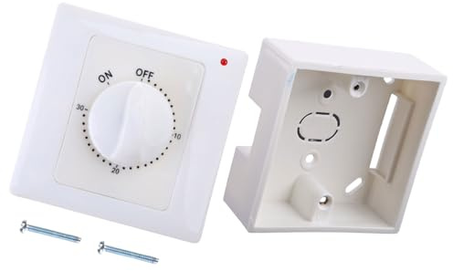 Qsvbeeqj Interruttore meccanico per conto alla rovescia, timer ad alte prestazioni, 220 V, piastra di controllo del timer digitale