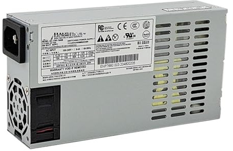Fuente de alimentación miniflexible Enhance ENP 7660B 1U de 600 W, 80PLUS Platinum, con Conector for GPU 2 * 6+2