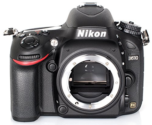 Nikon D610 SLR-Digitalkamera (24,3 Megapixel, 8,1 cm (3,2 Zoll) Display, Full HD, Superempfindliches AF-System) nur Gehäuse schwarz (Generalüberholt)