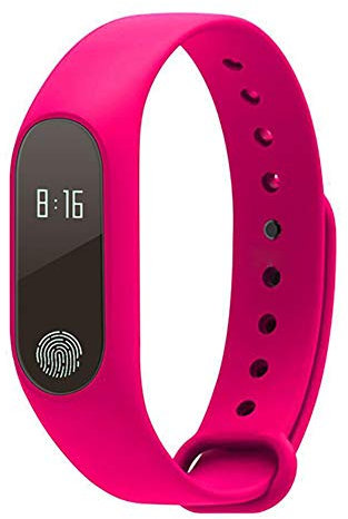 Ohhome - Braccialetto intelligente Bluetooth con contapassi, orologio da polso, con vibrazione e monitoraggio del battito cardiaco., 6#