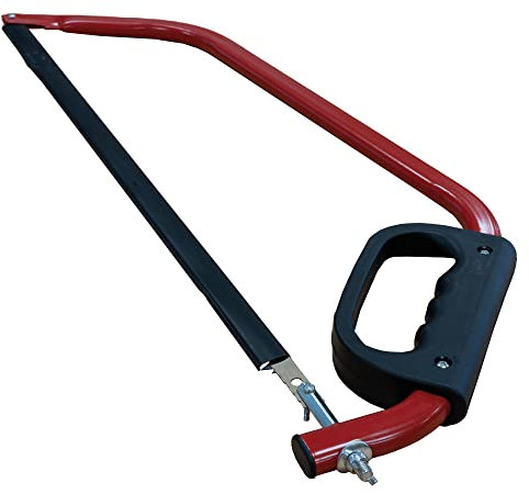 Amig - Sega da Traforo | Lama della Sega Dritta in Acciaio | Lama da 610 mm, Impugnatura Ergonomica e Sicura | Dentatura Universale per Legno Secco | Per Tagliare e Segare Legno e Tronchi