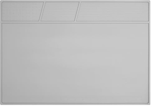 VOTCT Soldering Mat Large Grey Silicone Electronics Repair Work Mat Heat Resistant 932℉ Solder Mat for Soldering Station Laptop Watch Cellphone Computer,Size 20 * 13.5 in