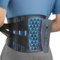 Rakiie Rückenstützgürtel mit Stützstreben Verstellbare Zuggurte und Weiches Atmungsaktives Netzgewebe, Rückenbandage für Rückenschmerzen bei Herren und Damen (Blau, XL)